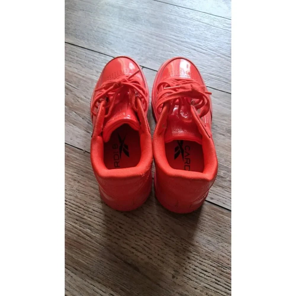 Reebok Cardi B Club C Double Red Women’s Sneakers Size 7 Low Top Shoes